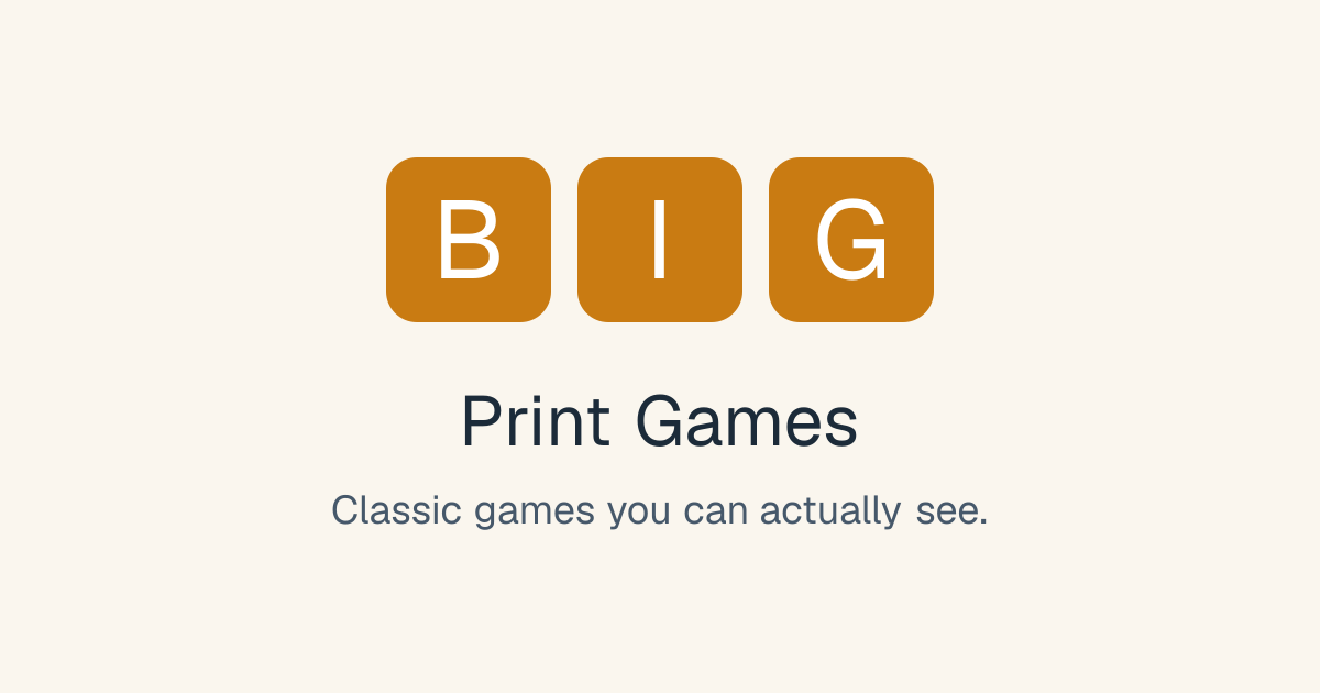 Word Search Puzzles for Activity Directors